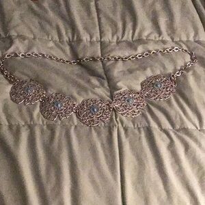 Vintage Silver Floral Hip Belt 2000’s